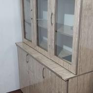 کابینت درب شیشه ای 3 دره