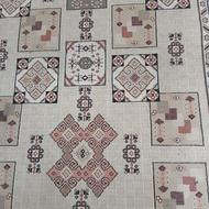 فرش گلیمی کرم رنگ