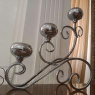 شمعدان سه تایی جنس چینی اصل کاملا نوی نو