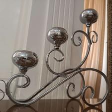 شمعدان سه تایی جنس چینی اصل کاملا نوی نو