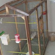 قفس چوبی مخصوص پرنده