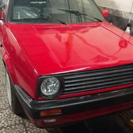 گلف 92 بازسازی شده درجه یک رنگ قرمز فابریک