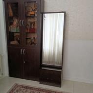 کتابخانه و کمد آینه دار کشویی