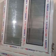 پنجره pvc پی وی سی با شیشه و یراق کامل قیمت 2500 تومان