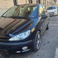 پژو 206 (تیپ5) 1395 مشکی