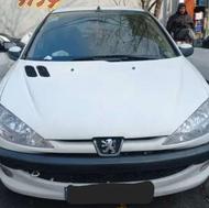 پژو 206 (تیپ2) 1391 سفید