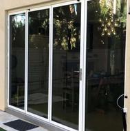 برچسب دودی / مات کن شیشه / برچسب شبرنگ /جیوه ای