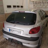 206 نقره ای مدل 89 شاسی سالم