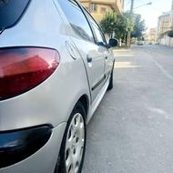 پژو 206 نقره ای 84