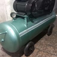 پمپ باد 200 لیتر کایزر المان