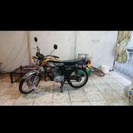 موتور تکتاز 125 سی سی سالم پلاک قدیم سند کمپانی