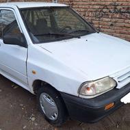 پراید84سفید سالم دوررنگ