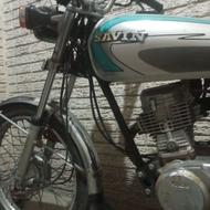 موتور 125ساوین پلاک ملی مدارک کامل