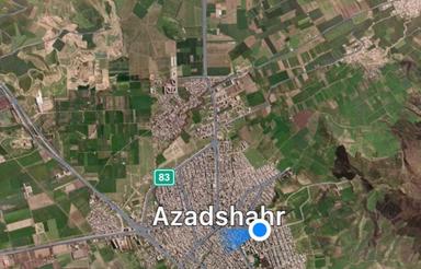 زمین کشاورزی 2800 متر بر جاده بین المللی