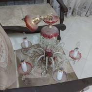 سه تا لوستر کریستالی