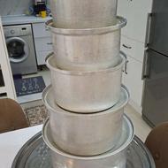 6 عدد قابلمه و یک سینی