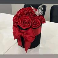 باکس گل و دسته گل روبانی