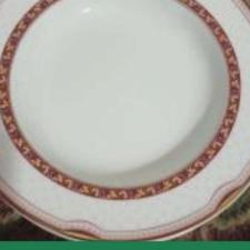 شش عدد میوه خوری چینی زرین