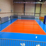 پارکت تمام چوب اروپایی سالن ورزشی