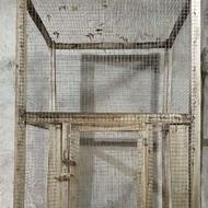 قفس با بهترین کیفیت چوب و تور فلزی اصلی ضد زنگ