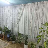 3 عدد پرده از جنس حریر کاملا سالم و تمیز