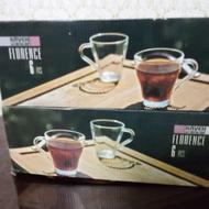 دو دست لیوان بلور کاوه