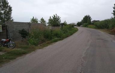 زمین 500 متری کنار جاده اسفالت ورودی محل گالشکلا