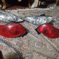 چراغ 206مدل بالای