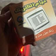 زنگ بیزر توکار مدل پاریس نقره‌ای خیام الکتریک - صدای ملودی س