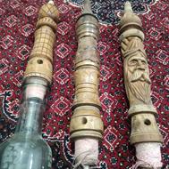 قلیان چوبی.