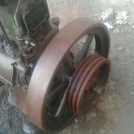 موتور آب خنک لیستر انگلیسی با کوبل تسمه گرد ادوات کشاورزی