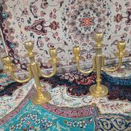 شمعدان آبکاری طلا