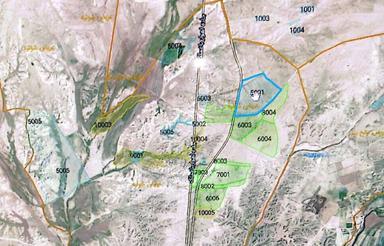 چند قطعه زمین پروژه احداث