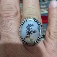 انگشترشجرطبیعی زنجان دست ساز سه مهر