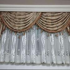 دو عدد پرده تمیز