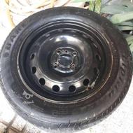 2عدد رینگ ولاستیک پژو دور 14سالم