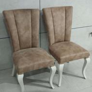 صندلی چوبی رویه پارچه