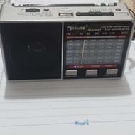 اسپیکر و رادیو شارژی و باتری خور چراغ قوه دار قوی