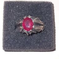 انگشتر نقره یاقوت سرخ