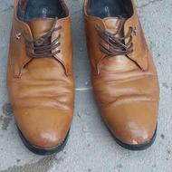 کفش در حد نو چرم اصل