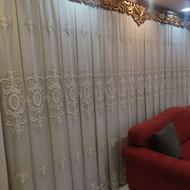 پرده پذیرایی با آستر و کتیبه