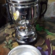 سماورگازی تمام برنجی باکاسه مسی