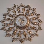 ساعت دیواری برنزی