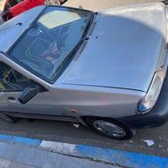 پراید نقره‌ای مدل 91