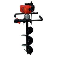 نهال کاری با دستگاه چاله کن و نصب پایه بتنی