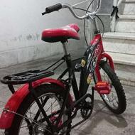 1دستگاه دوچرخه سایز16 قرمزرنگ. کاملاسالم