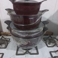 سرویس قابلمه 8 پارچه چدن دیگچل فردوس کالا