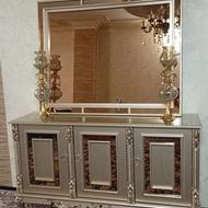 آیینه وشمعدان ومیز تلویزیون ست