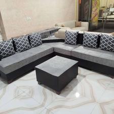 مبل راحتی ال مدل زیبای چوبین