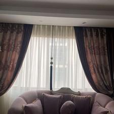 والان پرده دوطرفه قد بالای 3 متر میباشد